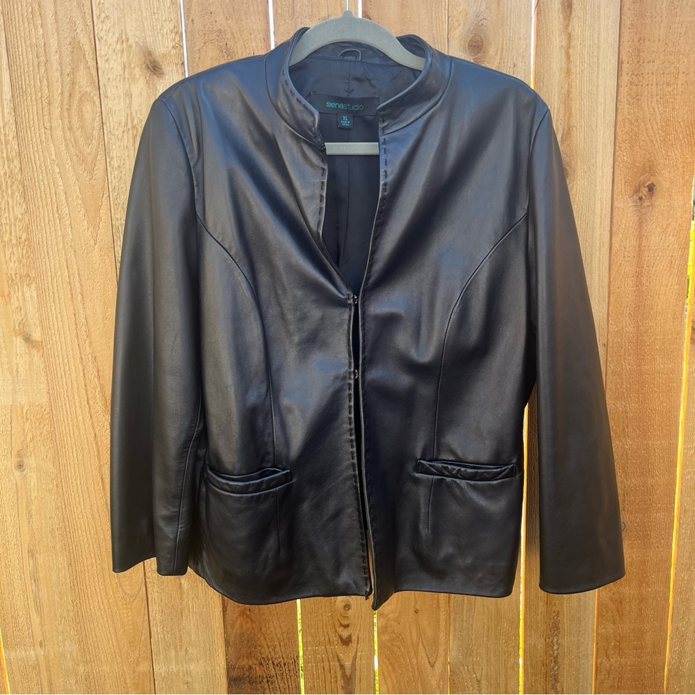 Siena Studio Leather Jacket XL